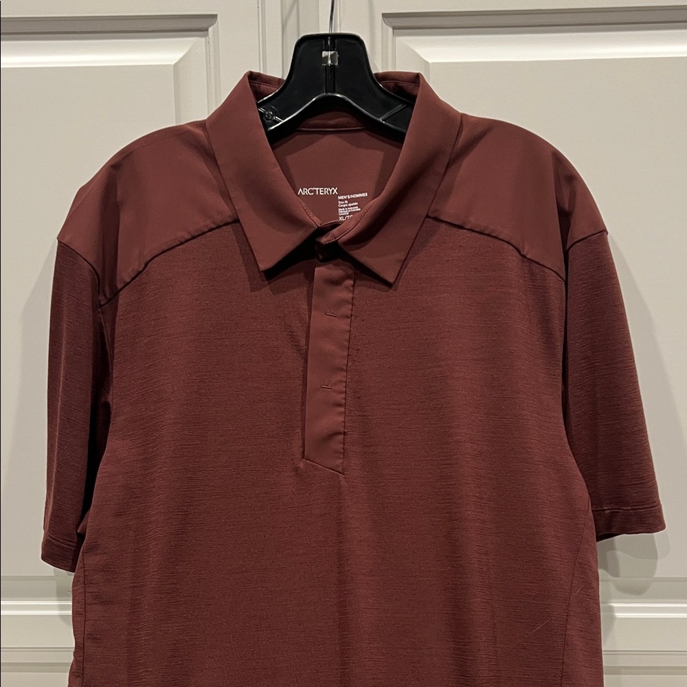 Arc'teryx Men's Polo Shirt -Maroon